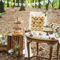 Pöytäkoriste Sweet Bar Valkoinen