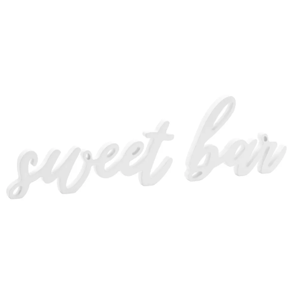 Pöytäkoriste Sweet Bar Valkoinen