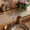 Pöytäliina Pilkullinen Ruskea