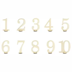 Pöytänumerointi Puunumerot