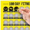 Raaputustaulu 100 Day Fitness Challenge