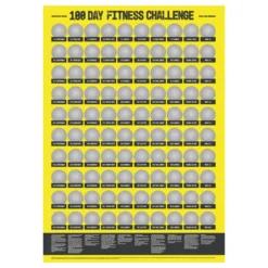 Raaputustaulu 100 Day Fitness Challenge