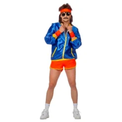 Retro Disko Rullaluistelija Miesten Naamiaisasu