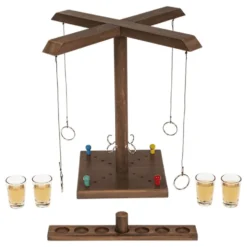 Ring Toss Shotpeli Puusta