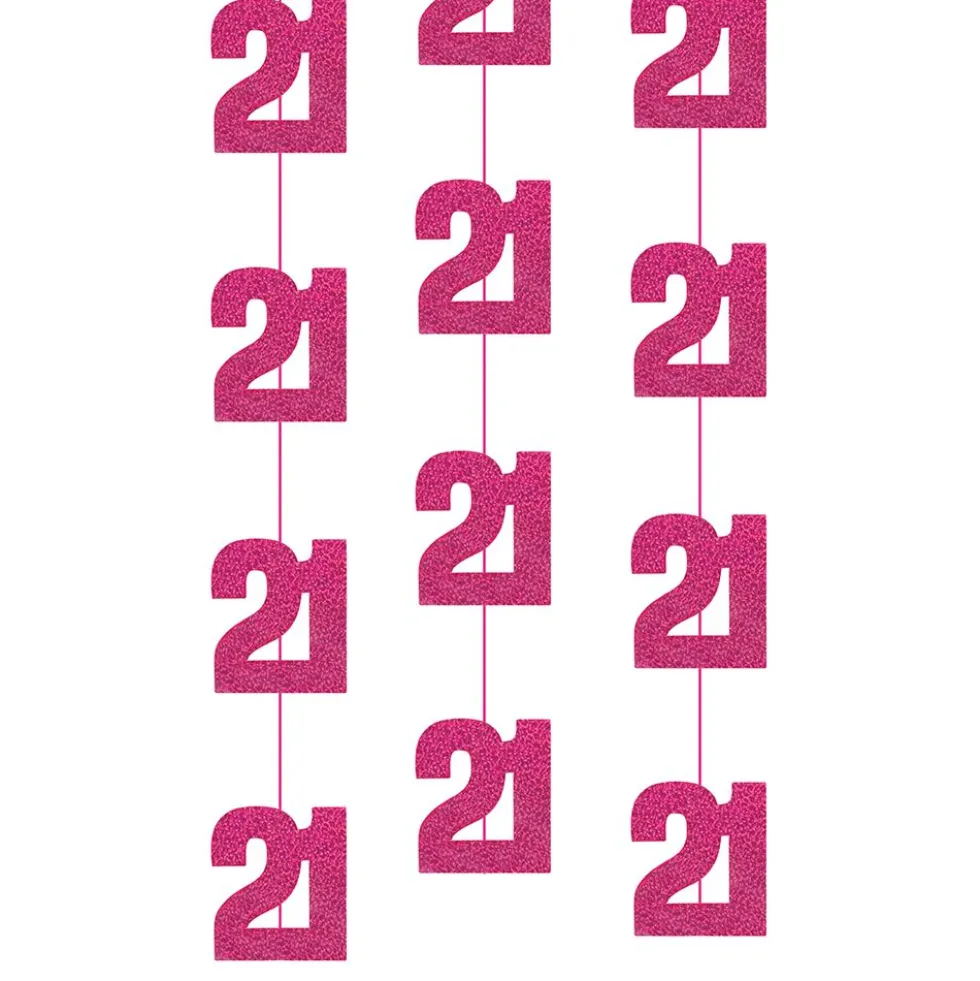 Ripustettavat Koristeet 21 Vaaleanpunainen