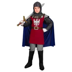 Ritari Punainen Lasten Naamiaisasu