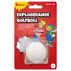Räjähtävä Golfpallo Pilailutuote