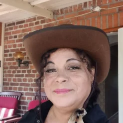 Rodeo-cowboyhattu Ruskea