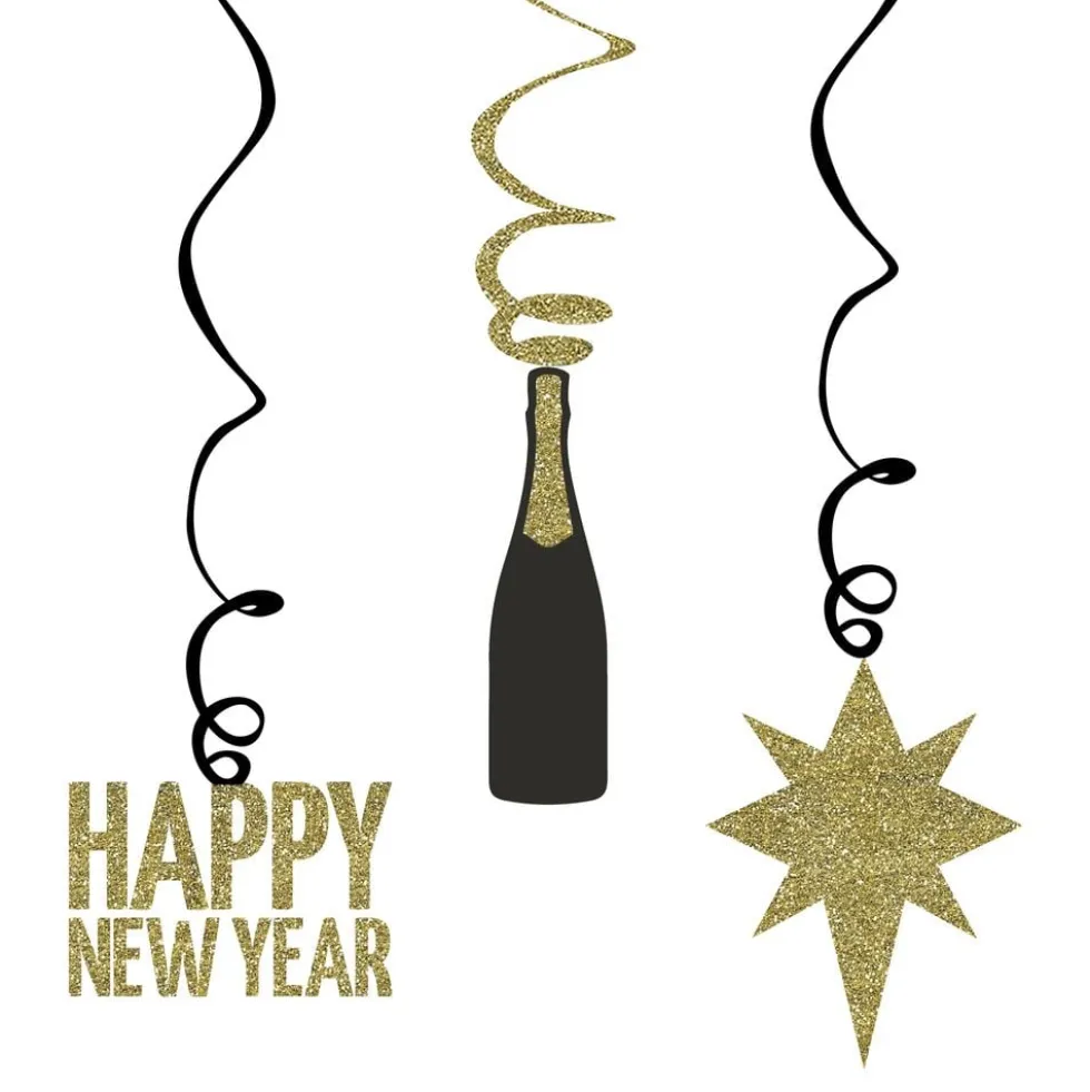 Roikkuva Koriste Happy New Year
