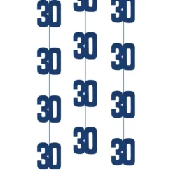 Roikkuvat Koristeet 30 Sininen