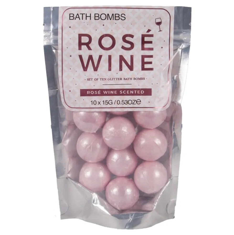 Roséviini Kylpypommit