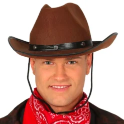 Ruskea Cowboyhattu