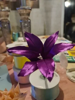 Satiininauha Violetti