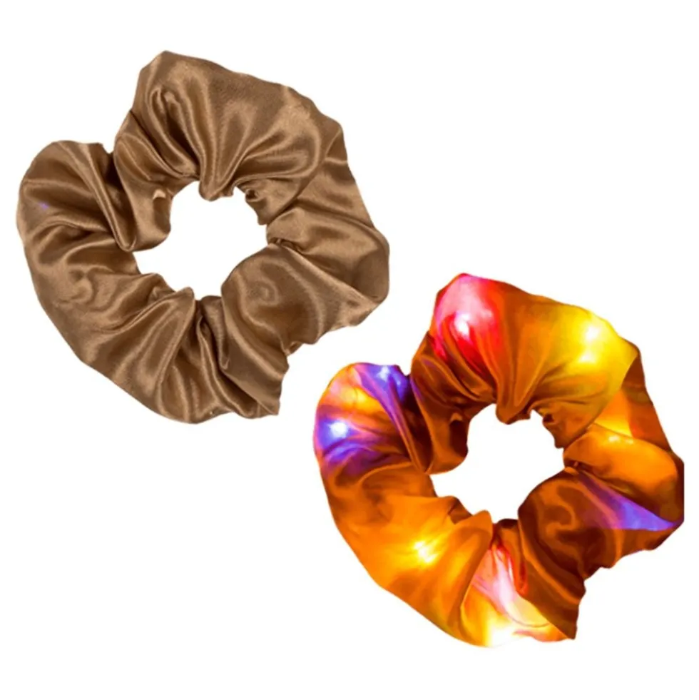 Scrunchie LED-valolla