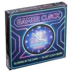Seinäkello Gamer Glow in the Dark