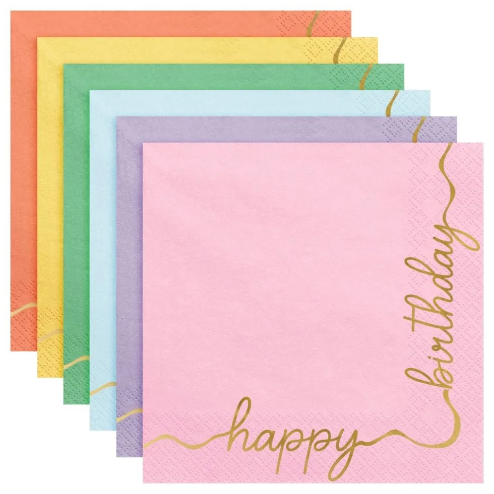 Servetit Happy Birthday Mix
