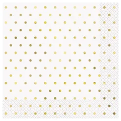 Servetit Kulta Polka Dot