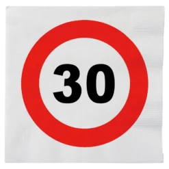 Servetit Liikennemerkki 30