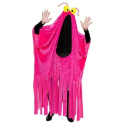 Sesame Street Yip Yip Martian vaaleanpunainen alien Naamiaisasu