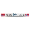 Silkkinauha Gratulerer Norjan Lippu