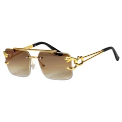 Silmälasit Kulta Leopardikuvio