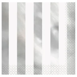 Silver Metallic -raitaservetit