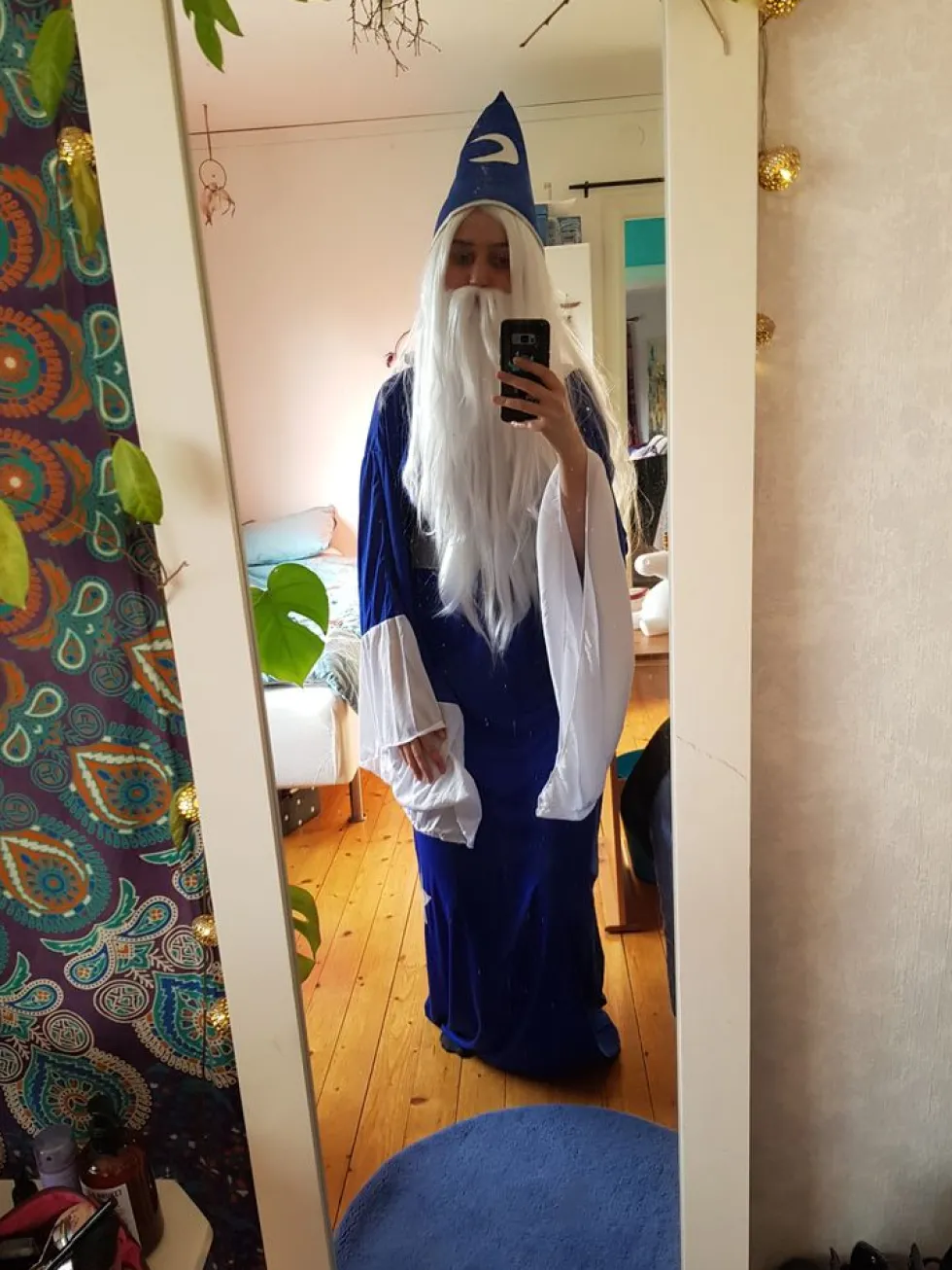 Sininen Velho Naamiaisasu