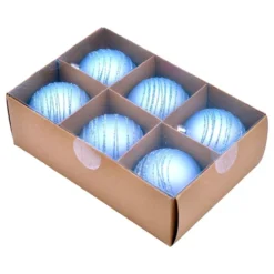 Siniset Glitterjoulupallot