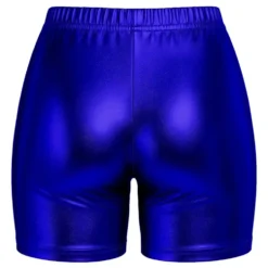 Siniset Metallic-hotpantsit