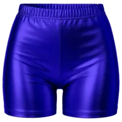 Siniset Metallic-hotpantsit
