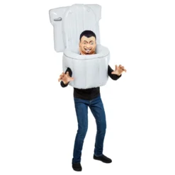 Skibidi Toilet Man Lasten Naamiaisasu