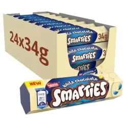 Smarties White Chocolate Tube Suurpakkaus