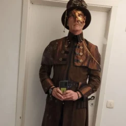 Steampunk Miesten Deluxe Naamiaisasu