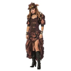 Steampunk Naisten Deluxe Naamiaisasu