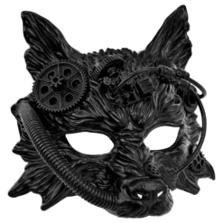 Steampunk-susi naamio