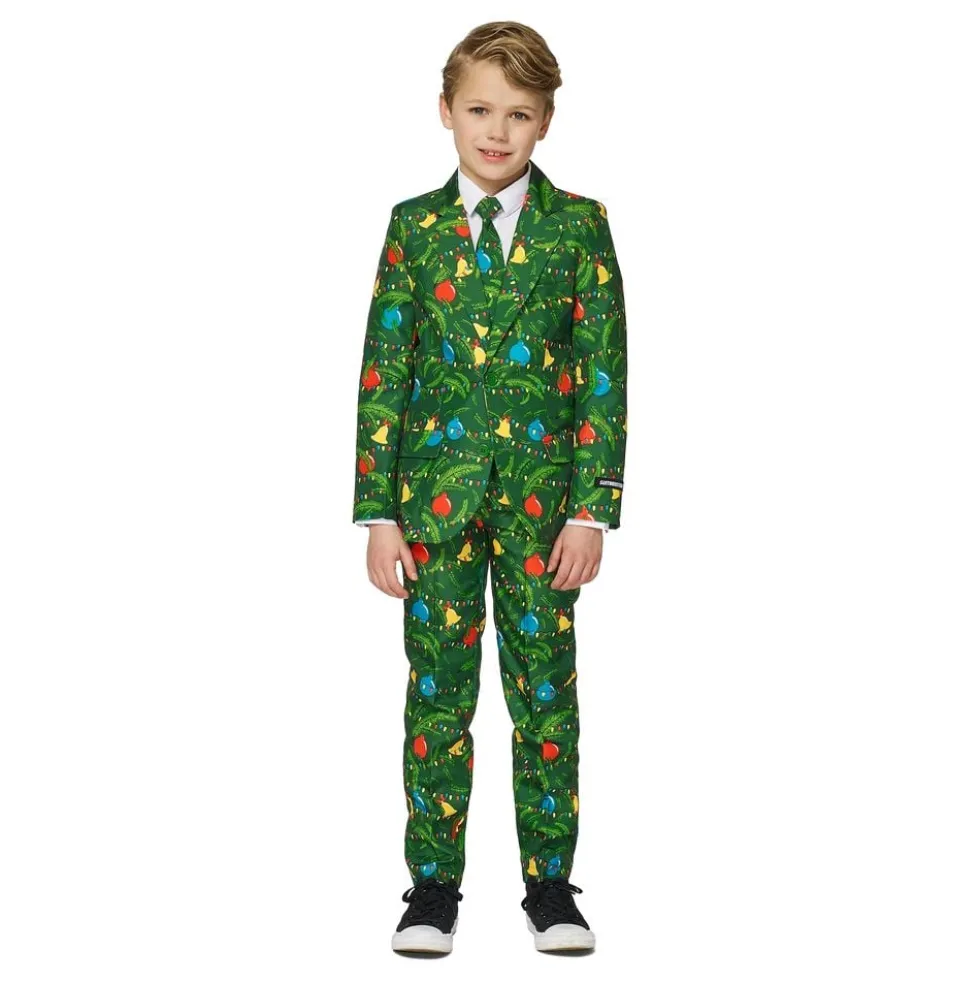 Suitmeister Boys Christmas Green Tree Light Up Puku