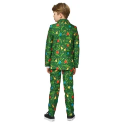Suitmeister Boys Christmas Green Tree Light Up Puku
