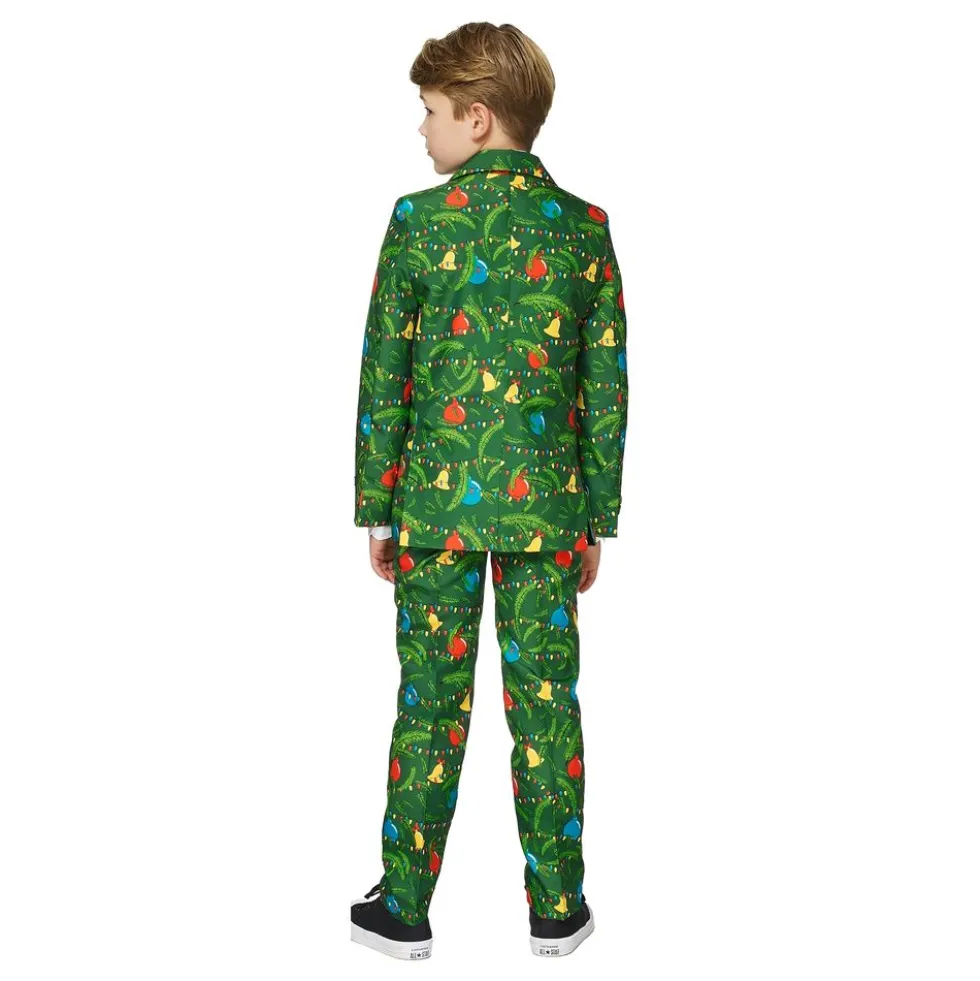 Suitmeister Boys Christmas Green Tree Light Up Puku