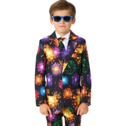 Suitmeister Boys Fireworks Black Puku