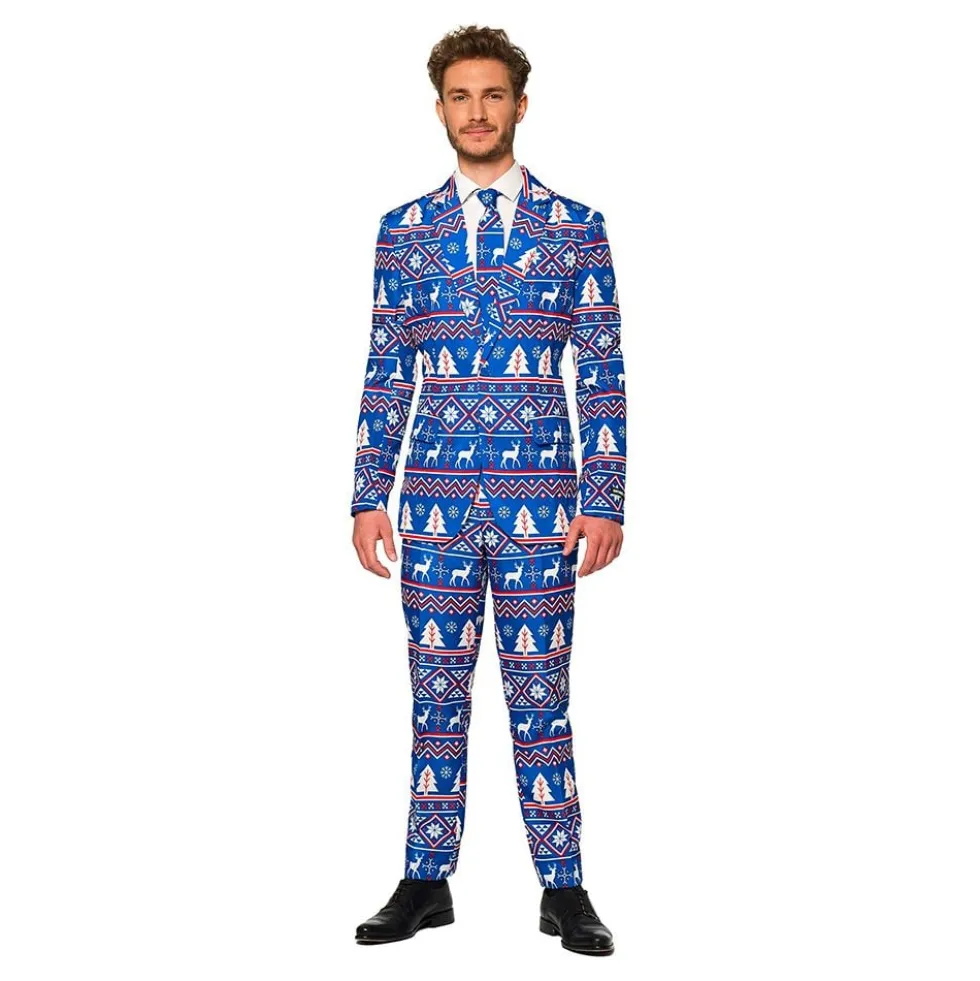 Suitmeister Christmas Blue Nordic Puku