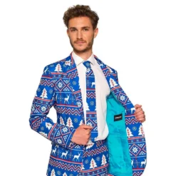 Suitmeister Christmas Blue Nordic Puku