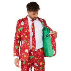 Suitmeister Christmas Red Icons Light Up Puku