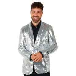 Suitmeister Paljettitakki Silver