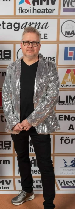 Suitmeister Paljettitakki Silver