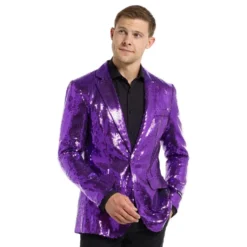 Suitmeister Paljettitakki Violetti