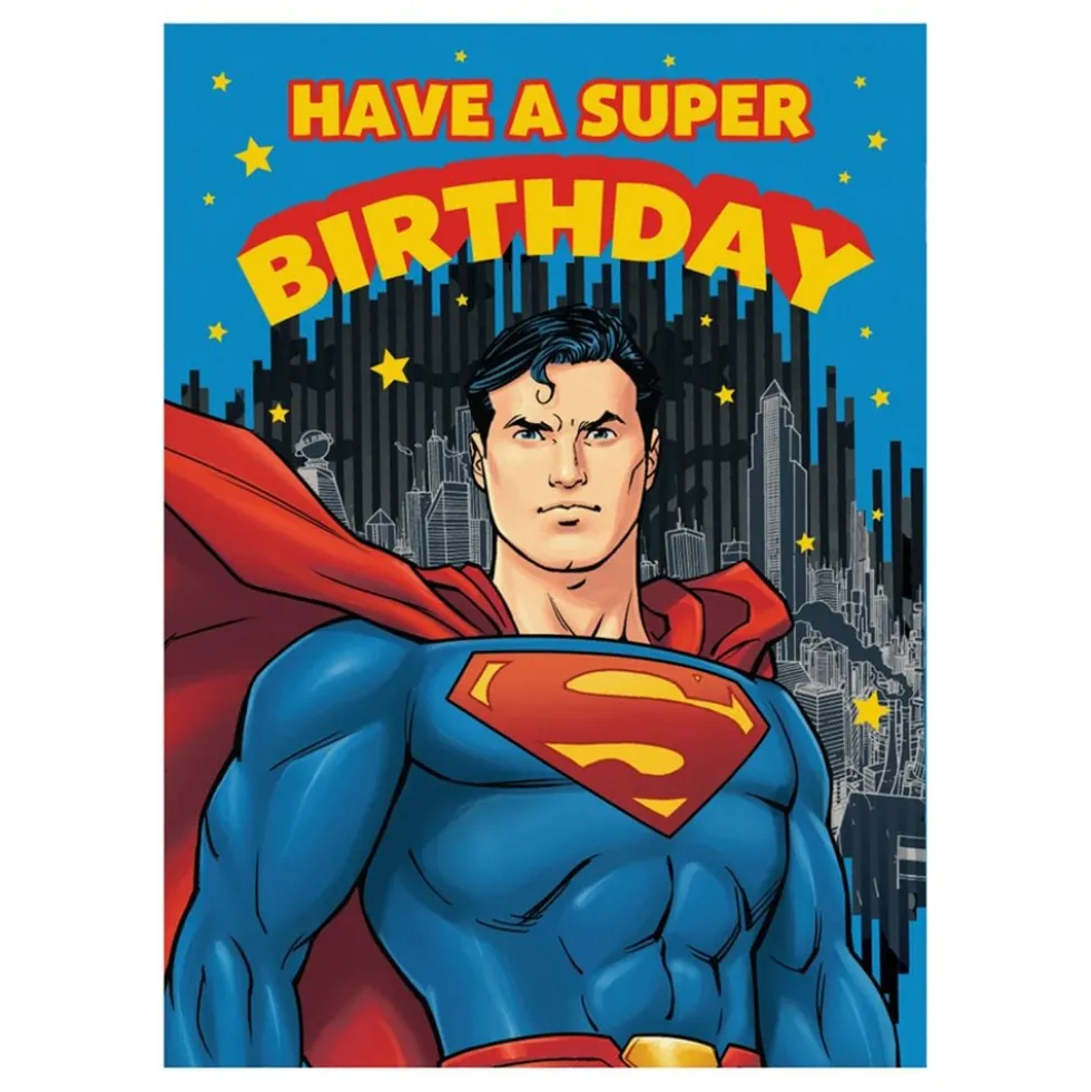 Superman-syntymäpäiväkortti