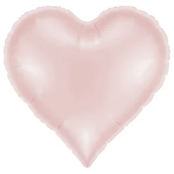Sweetie Heart Satin Pastelliroosa Folioilmapallo