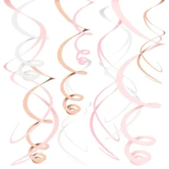 Swirls Ruusukulta Blush Kattokoristeet
