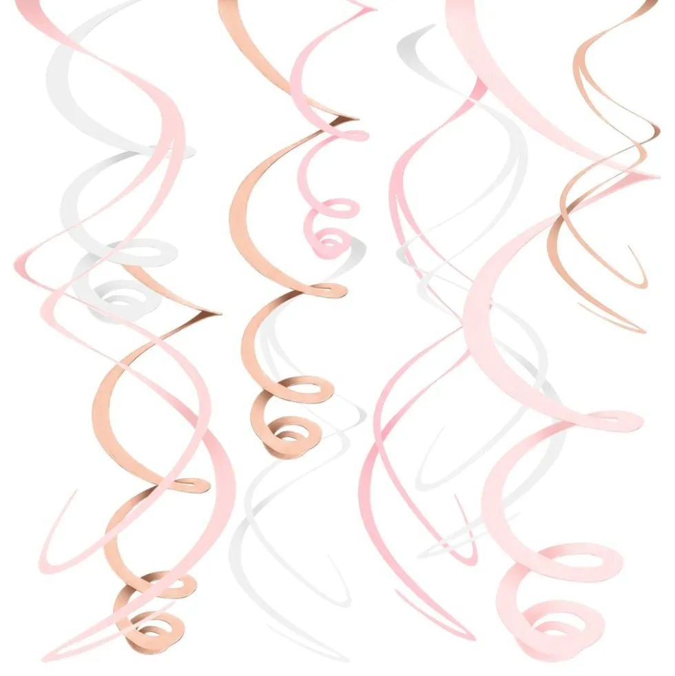 Swirls Ruusukulta Blush Kattokoristeet