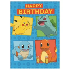 Syntymäpäiväkortti Pokémon